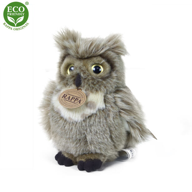 Rappa Plyšový výr 17 cm ECO-FRIENDLY