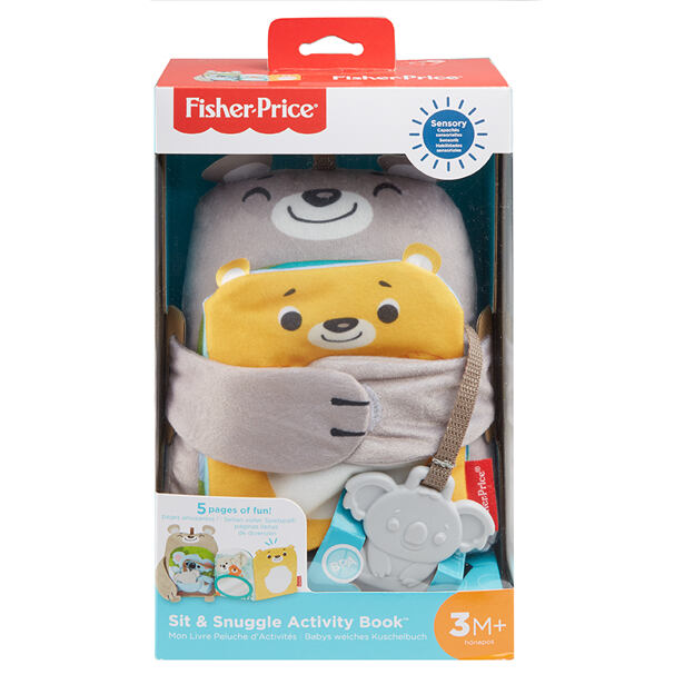 Fisher Price Hebká senzorická knížka