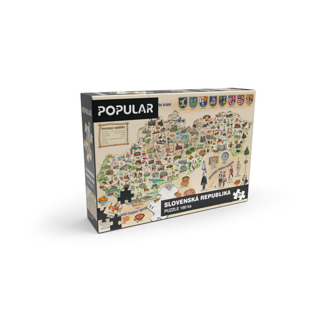 Popular Mapa Slovenska Puzzle 160 dílků