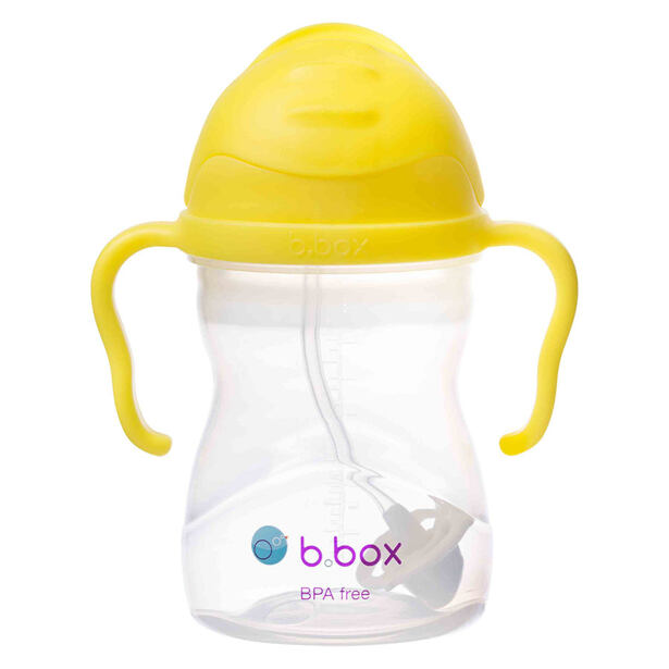 b.box Hrneček s brčkem 240 ml - citron