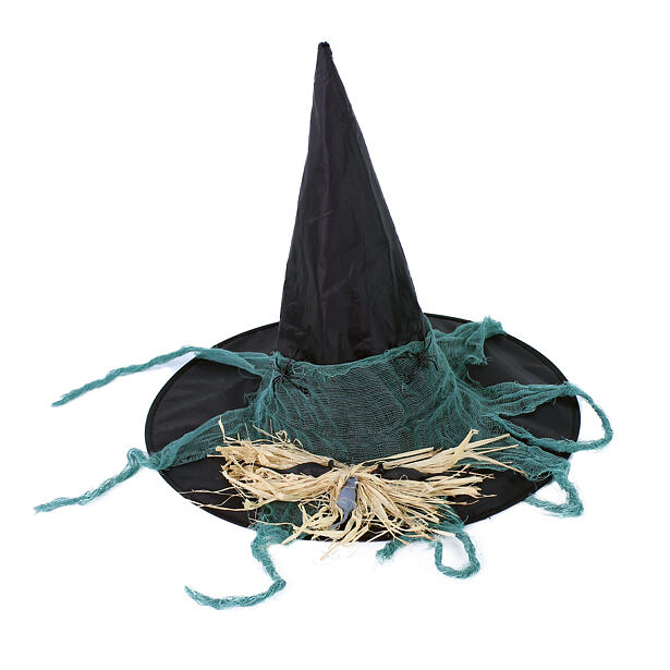 Rappa Klobouk čarodejnický/halloween pro dospělé s pavouky
