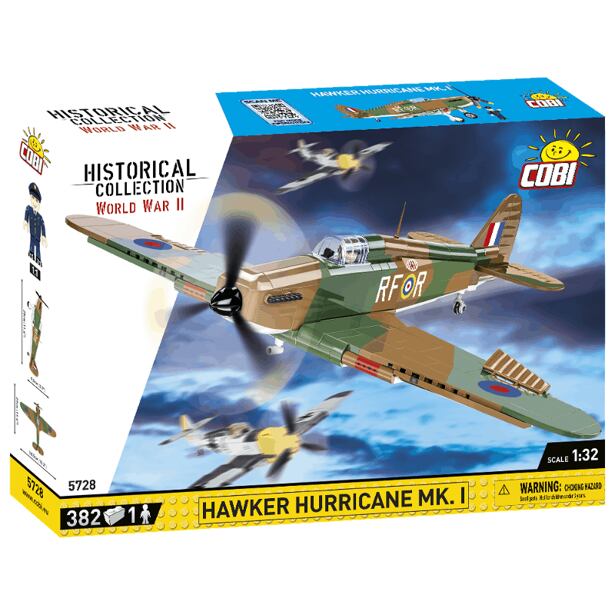 Cobi Stíhací letoun World War II Hawker Hurrican Mk. I, 1:32