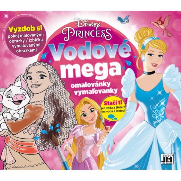 Jiri Models Vodové mega omalovánky/ Princezny