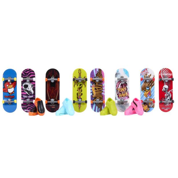 Mattel Hot Wheels Skates Fingerboard a boty 8ks