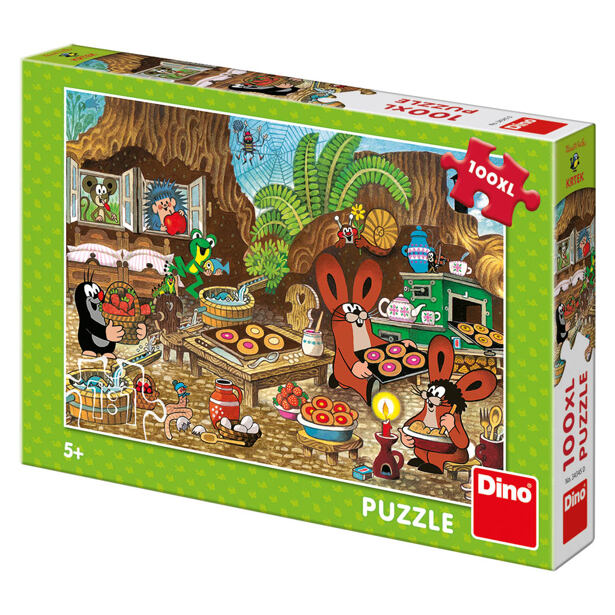 Dino Krtek v kuchyni 100 dílků XL Puzzle