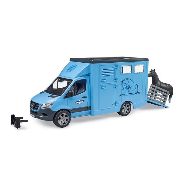 Bruder Mercedes Benz Sprinter - přepravník na koně + kůň
