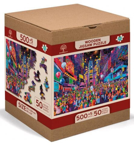 Wooden City Dřevěné puzzle L,505 dílků
