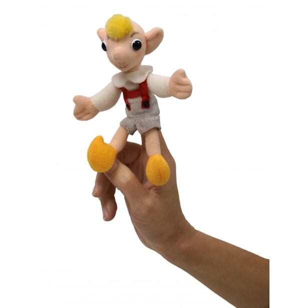 Moravská ústředna Hurvínek 15 cm, prstový maňásek