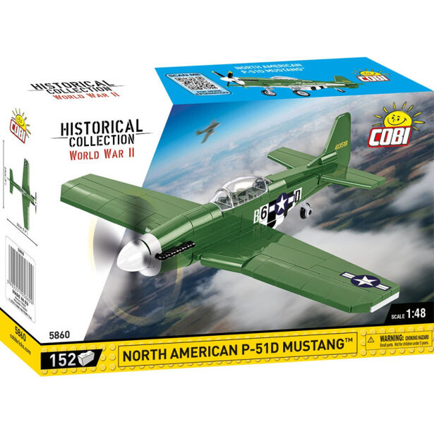Cobi II WW North American P-51D Mustang, 1:48