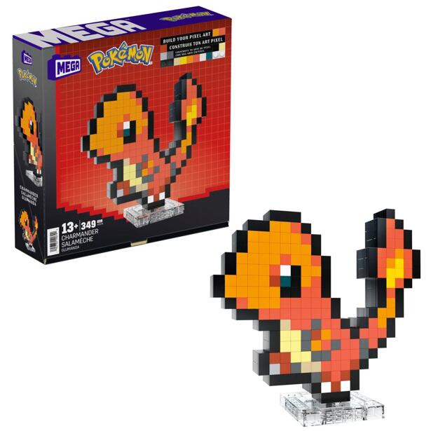 Mattel Mega Construx Pokémon Pixel Art - Charmander