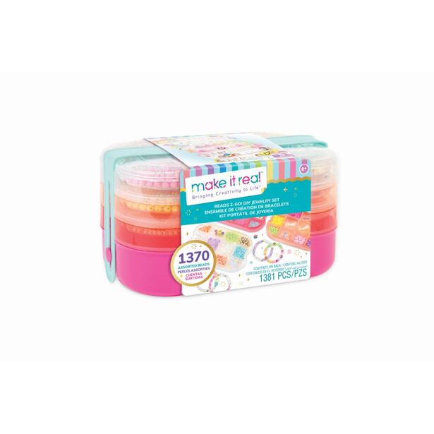 Make It Real Sada bižuterie Beads 2-Go DIY