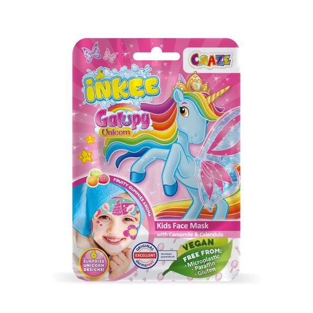 INKEE Obličejová maska Galupy Unicorn