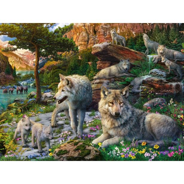Ravensburger Jarní vlci 1500 dílků
