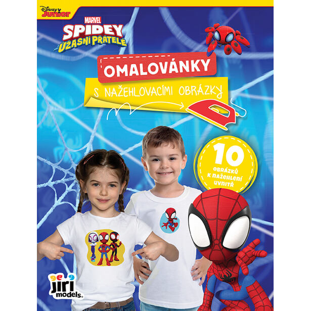 Jiri Models Omalovánky s nažehlovacími obrázky Spidey
