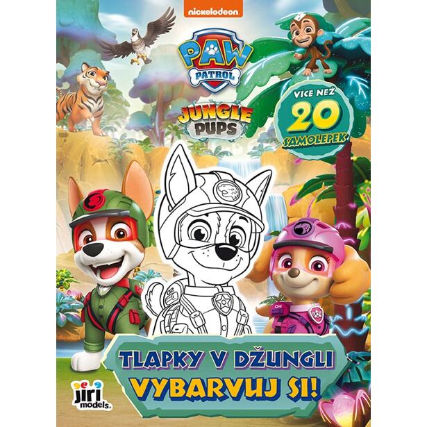 Jiri Models Tlapková patrola Vybarvuj si! Tlapky v džungli