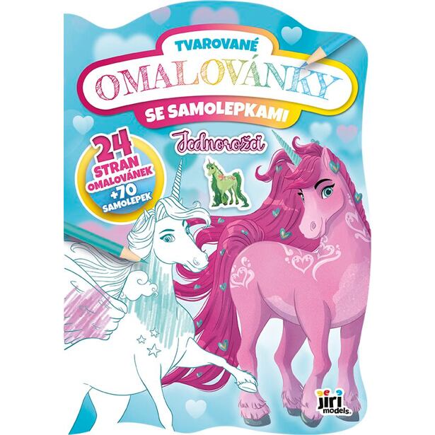 Jiri Models Tvarované omalovánky Jednorožci