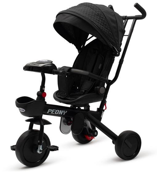 Dětská tříkolka Baby Mix Peony EVA černá
