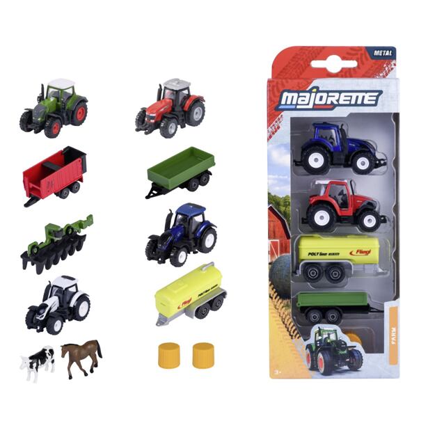 Majorette Farmářské vozidlo kovové 5 ks, více druhů