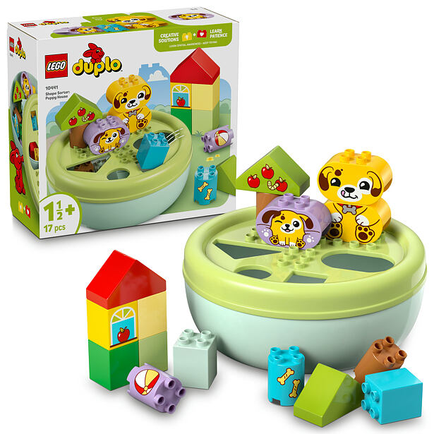 LEGO® DUPLO® 10441 Třídění tvarů: Domeček pro štěňátka