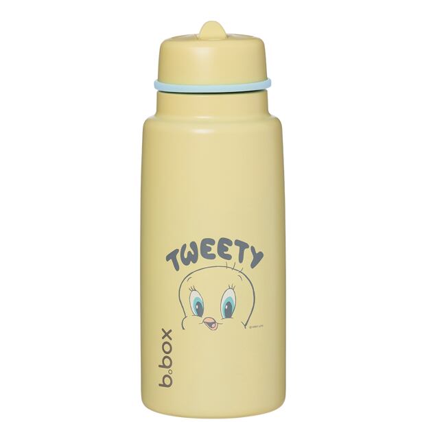 b.box Nerezová termolahev s brčkem 1l - Looney Tunes