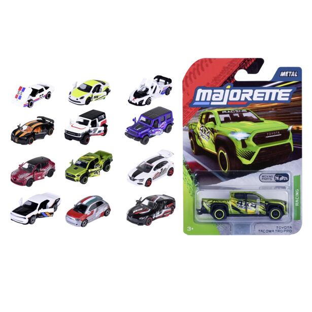 Majorette Autíčko kovové Racing, 12 druhů