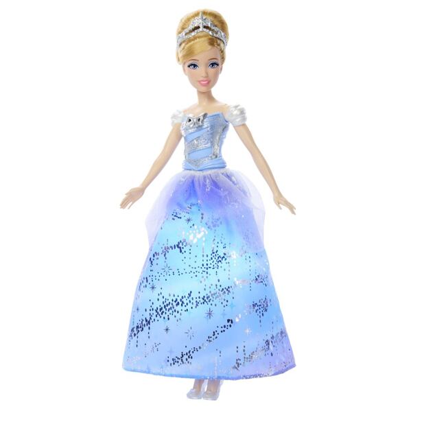 Mattel Disney Princess Panenka Popelka se světly a zvuky