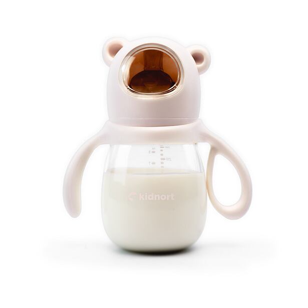 Kidnort Kojenecká lahev Jordbaer 240ml 6m+ béžová