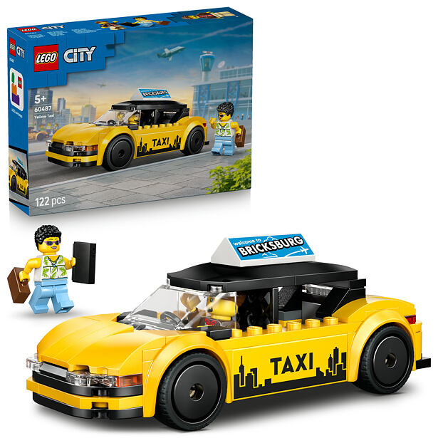 LEGO® City 60487 Žlutý taxík