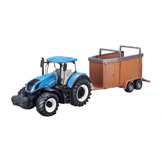 Bburago Farm Traktor na setrvačník s vlečkou 10 cm, více druhů