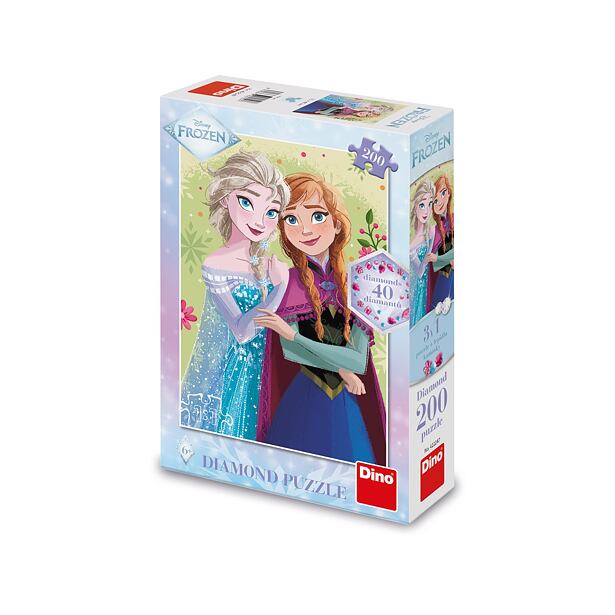 Dino Frozen: Jarní portrét Puzzle 200 dílků diamond