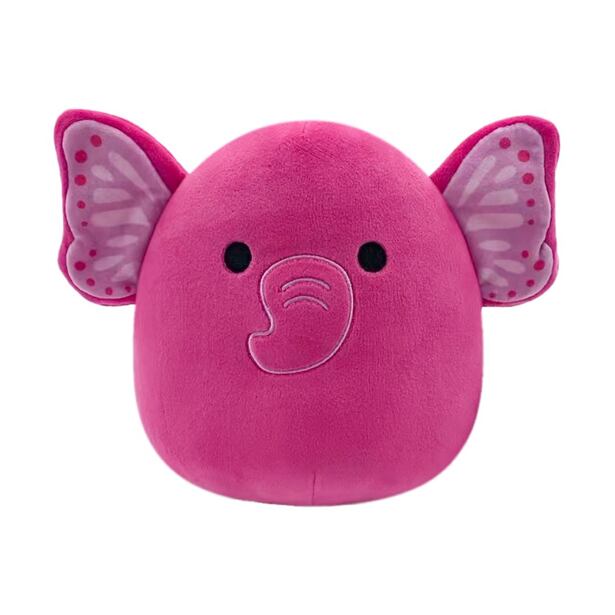 SQUISHMALLOWS Růžový motýlí slon - Evelyn