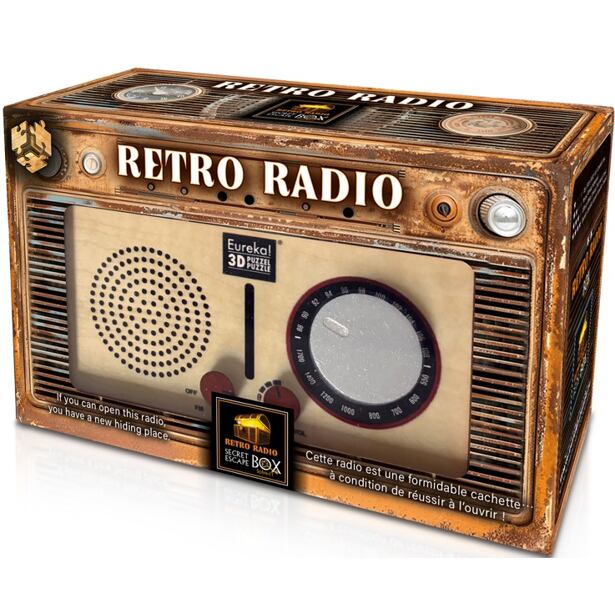 Albi Hlavolam Huzzle Secret box - Retro radio