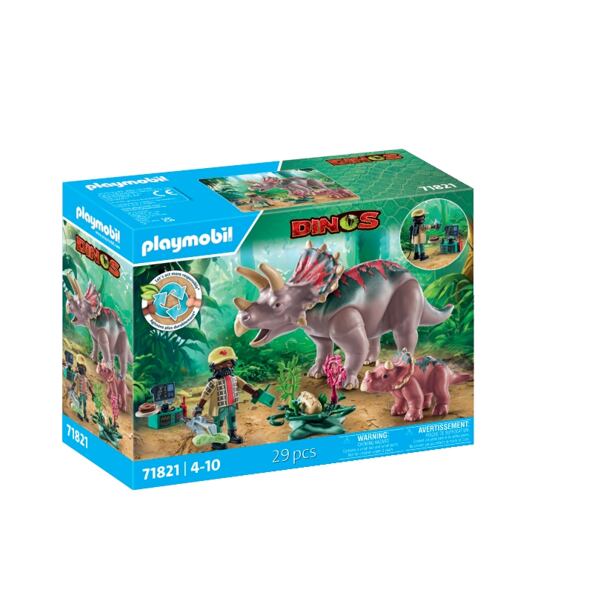 Playmobil Triceratops s mládětem