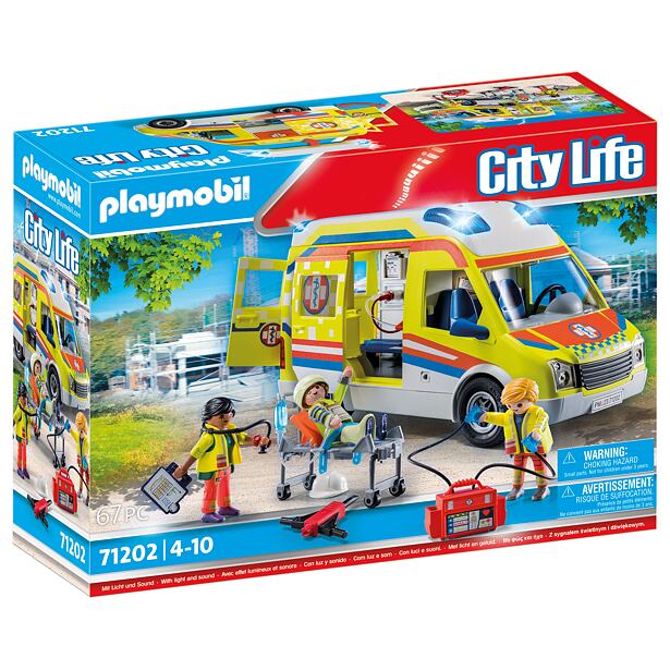 Playmobil Sanitka se zvukem a světlem