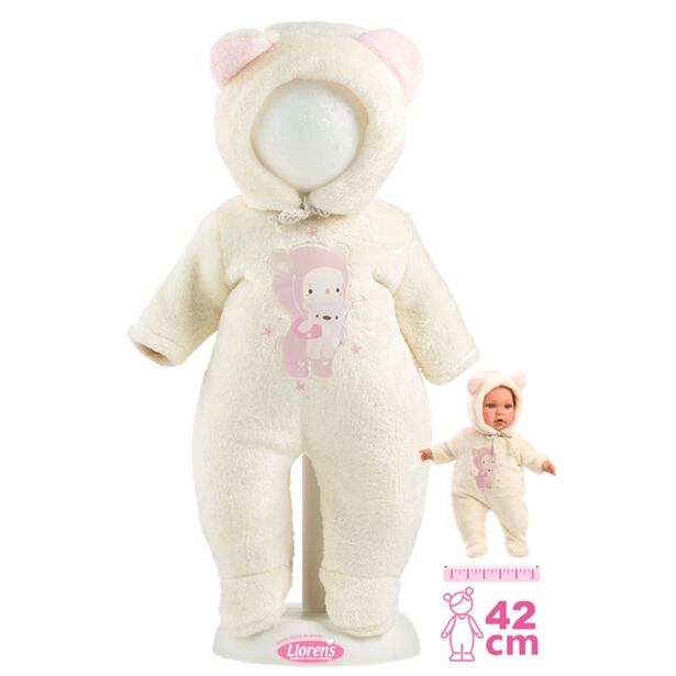 Llorens M14-208 Obleček pro panenku miminko NEW BORN velikosti 40-42 cm