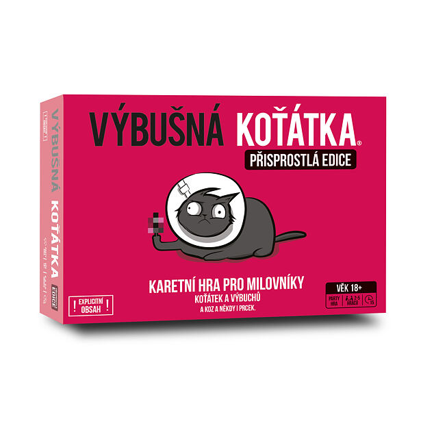 Asmodee Výbušná koťátka: Přisprostlá edice