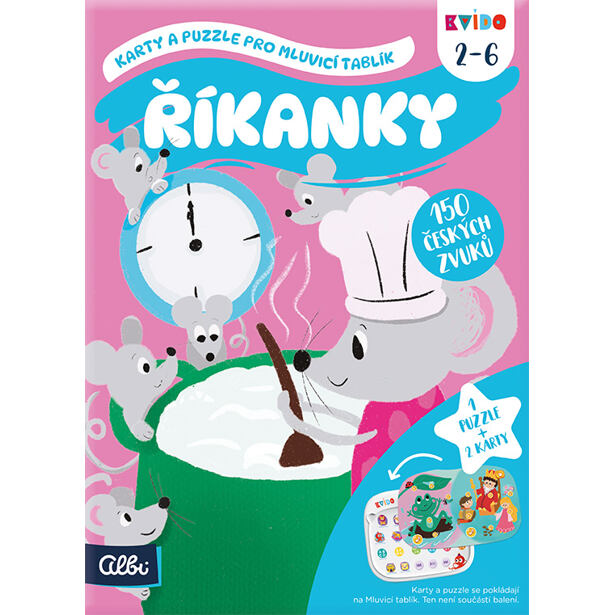 Albi Kvído - Říkanky - karty a puzzle pro Mluvicí tablík 2
