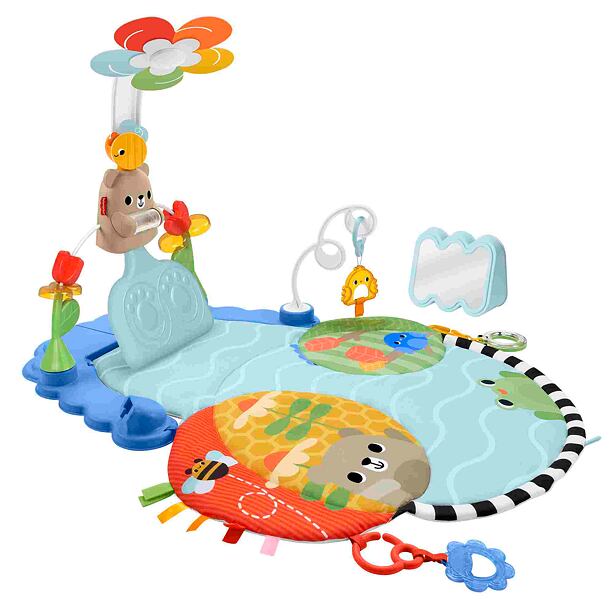 Fisher Price Hrací dečka s kolotočem pro motorický a kognitivní rozvoj