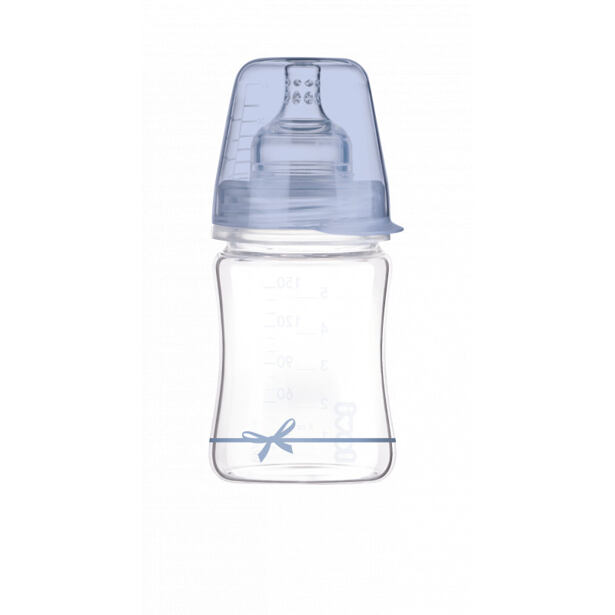 LOVI Lahev skleněná 150 ml BABY SHOWER kluk