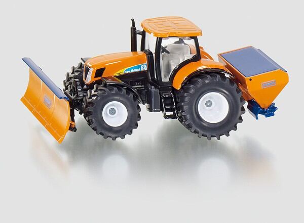 SIKU Super Traktor s přední radlicí a sypačem soli, 1: