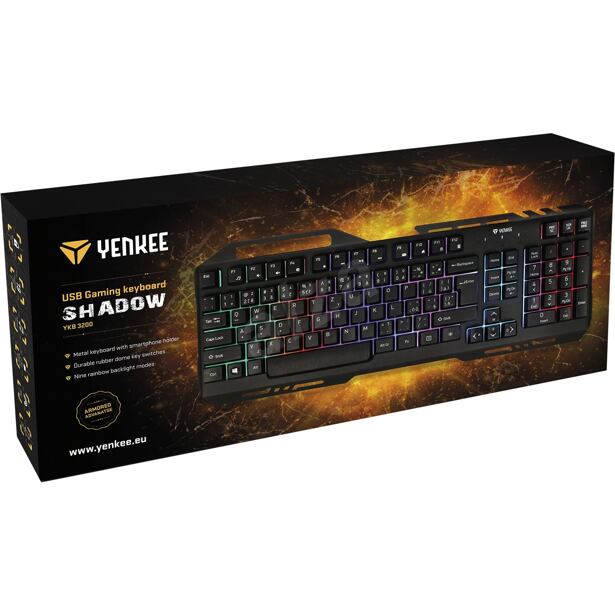YENKEE Klávesnice herní SHADOW YKB 3200