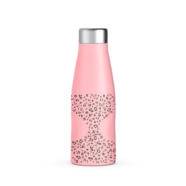 Suavinex Termo nerezová láhev 500ml Jungle růžová