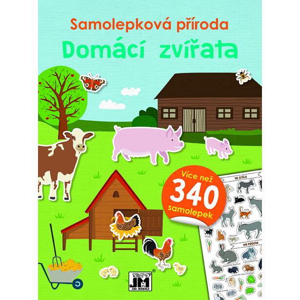 JIRI MODELS Samolepková příroda Domácí zvířata