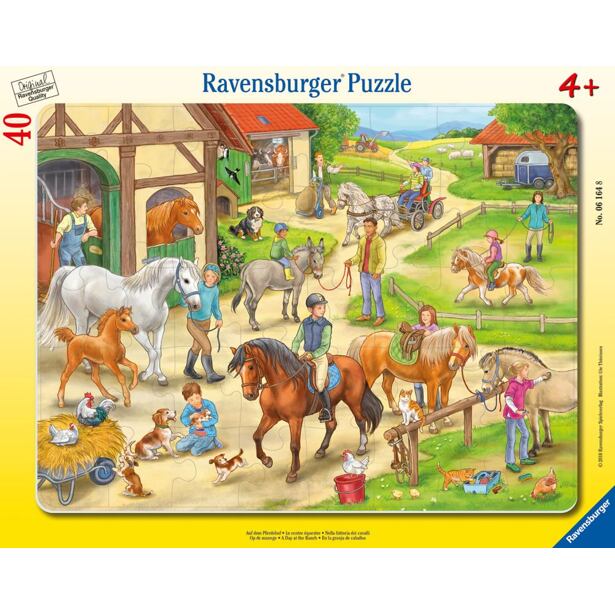 Ravensburger Na koňské farmě Puzzle 40 dílků
