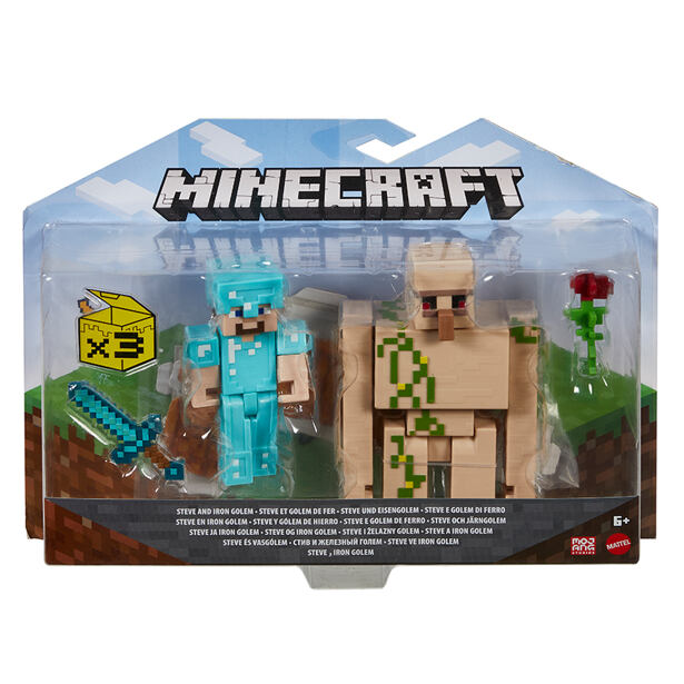 Mattel Minecraft Figurka 8cm dvojbalení, více druhů