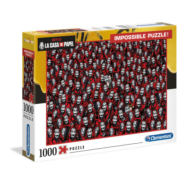 Clementoni Impossible - La Casa de Papel Puzzle 1000 dílků