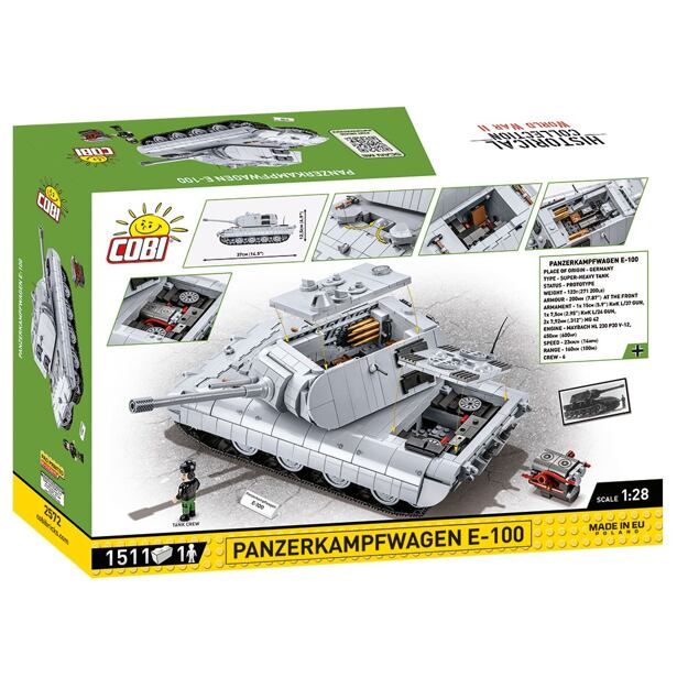 Cobi 2572 Tank Panzerkampfwagen E-100