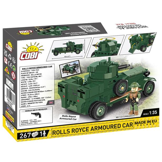 Cobi 2988 Rolls Royce obrněné vozidlo