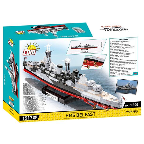 Cobi 4844 Křižník HMS Belfast IWM