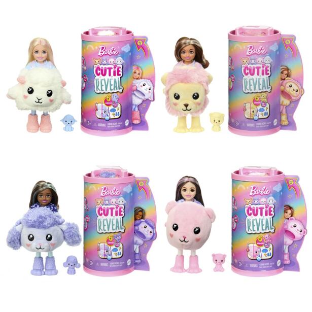 Mattel Barbie Cutie Reveal Chelsea Pastelová edice, více druhů